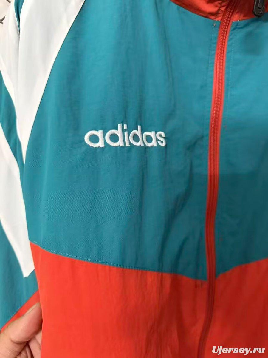 Retro 92/93 Liverpool Centenary Full Zipper Rain Jacket