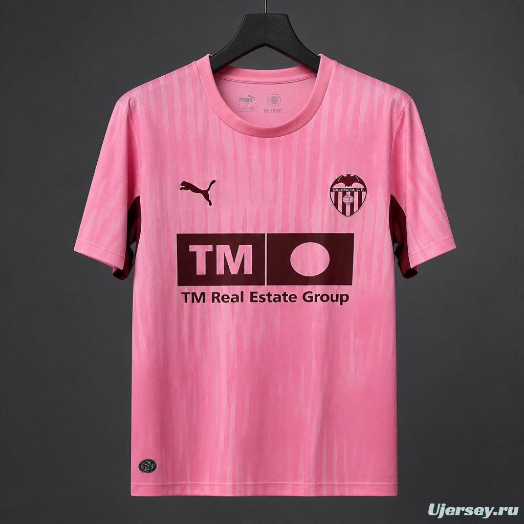 26/27 Valencia Third Pink Jersey