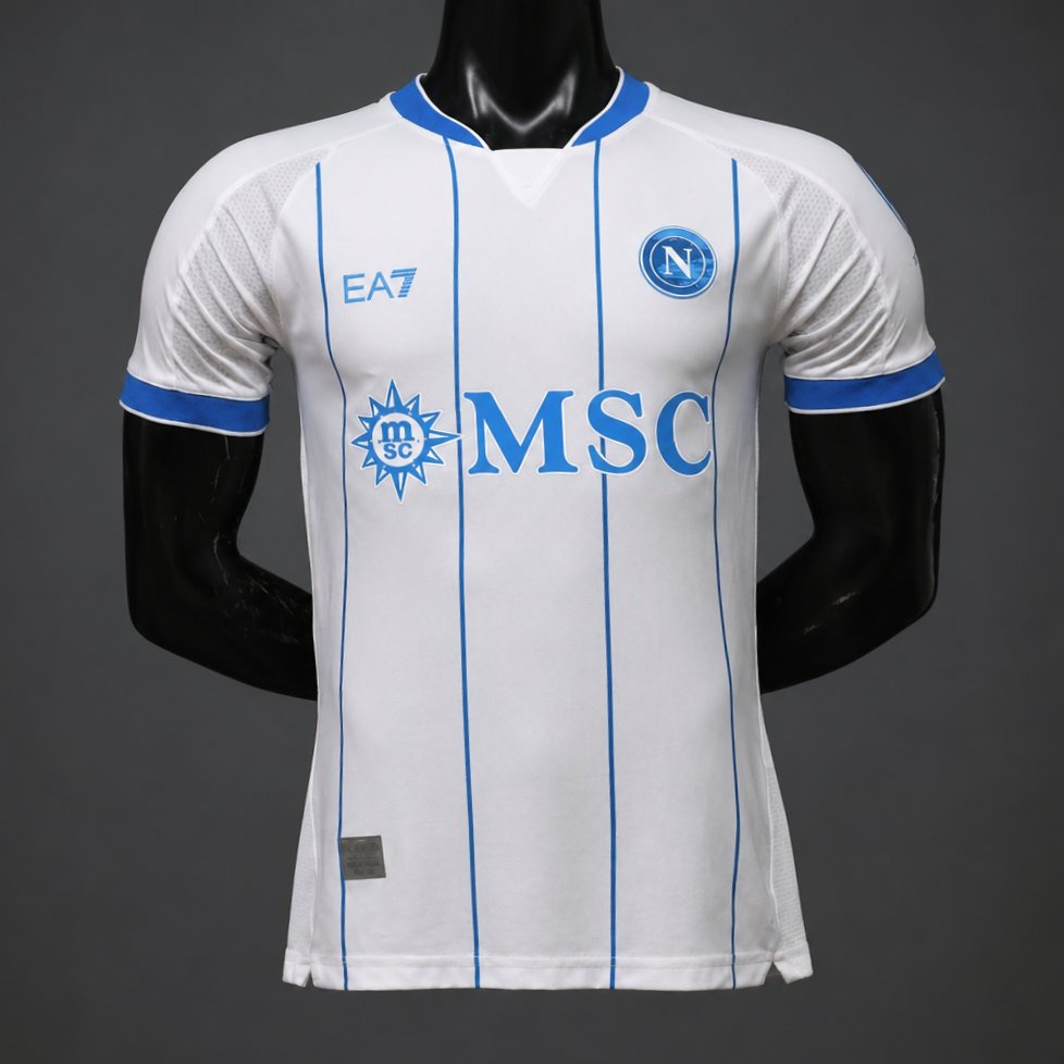 Player Version 26/27 Napoli Away White Jersey with NFC Chip