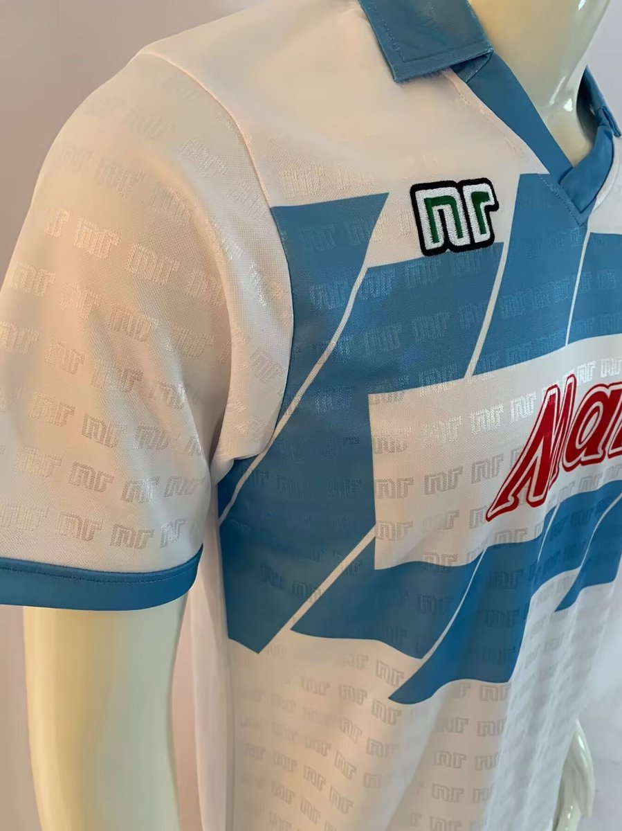 Retro 90/91 Napoli Away White Jersey
