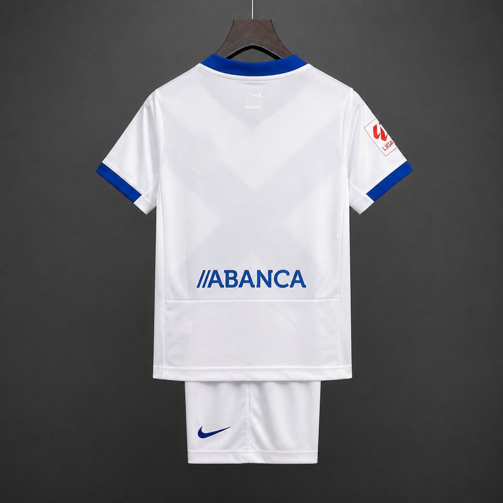 26/27 Kids Deportivo La Coruna Third White Jersey