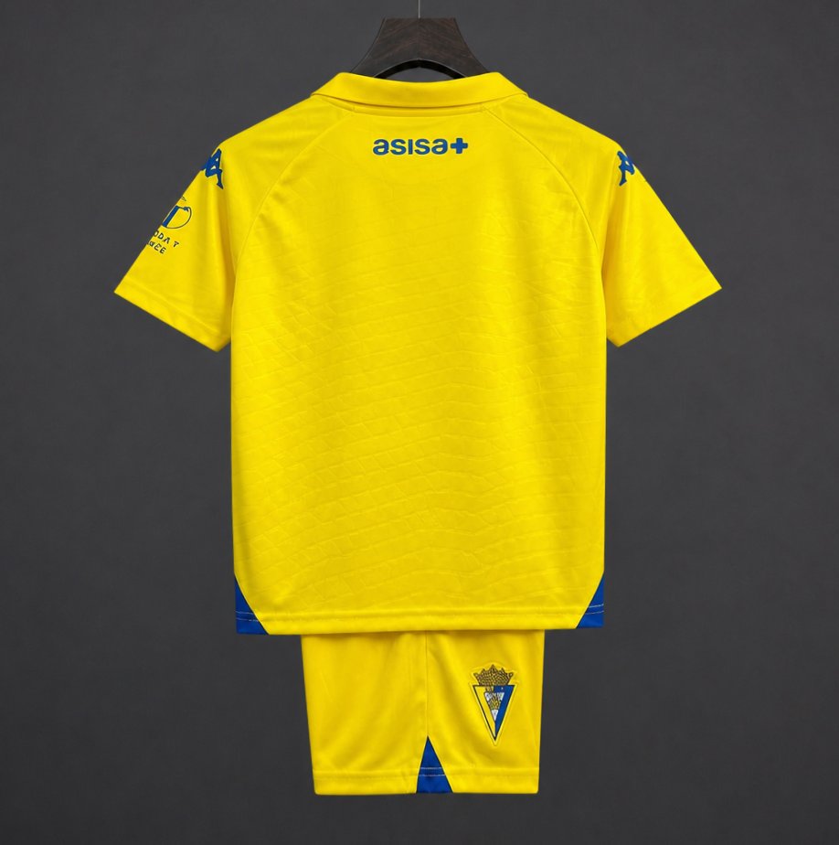 26/27 Kids Cadiz Home Yellow Jersey Kit