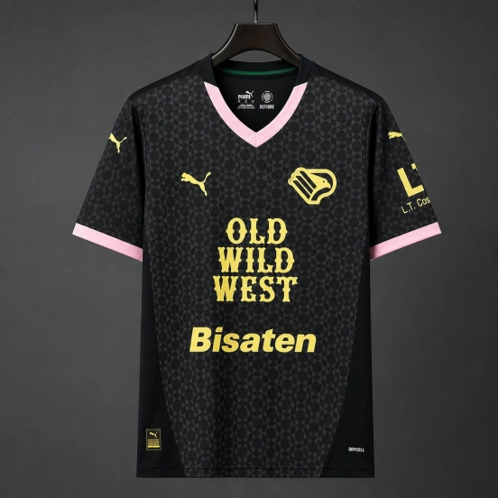 Retro 24/25 Palermo FC Away Black Jersey
