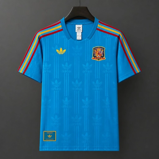 2026 Spain Away Sky Blue Jersey