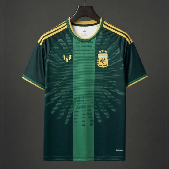 2026 Argentina Messi Farewell Commemorative Goalkeeper Dark Green Jersey