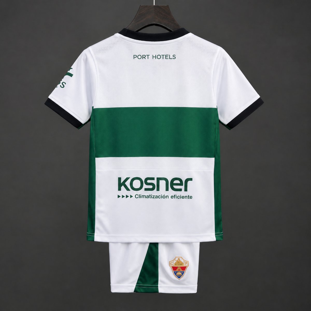 26/27 Kids Elche Home Green White Jersey Kit