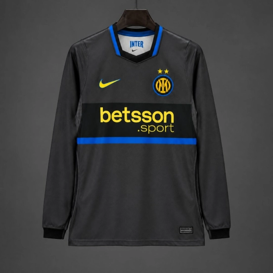 26/27 Inter Milan Third Long Sleeve Black Jersey