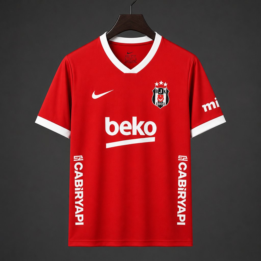 26/27 Besiktas Fourth Red Jersey